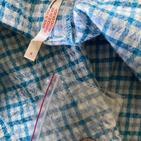 Free People Checked Out Plaid Micro Brief Style Retro Linen Blend Boho Shorts 4 - Picture 3 of 14